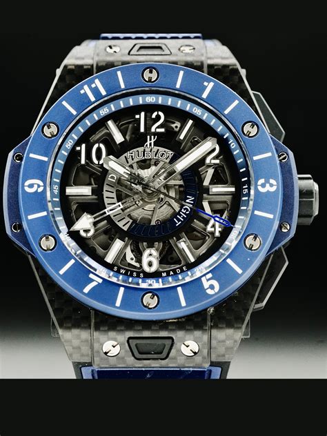 hublot unico gmt carbon|hublot big bang carbon canada.